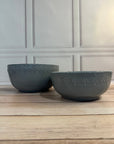 Set de 2 bowls. Vajilla Talavera Nuuk Gris