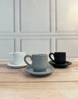 Set Café Express. Vajilla Nuuk Gris