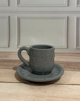 Set Café Express. Vajilla Nuuk Gris