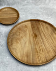 Plato Base Madera ROSA MORADA