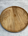 Plato Base Madera ROSA MORADA