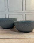 Set de 2 bowls. Vajilla Talavera Nuuk Gris