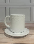 Plato Pan/Tarro. Vajilla Talavera Nuuk Blanca