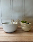 Platones para Servir Talavera Nuuk Blanca
