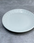 Plato Ensalada. Vajilla Talavera Nuuk Blanca