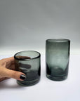 Vaso Bajo Vidrio Soplado. Colección CDMX