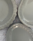 Platón ovalado chico. Vajilla Talavera Nuuk Gris