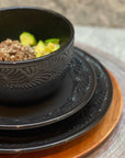 Plato Ensalada. Vajilla Talavera Mulata