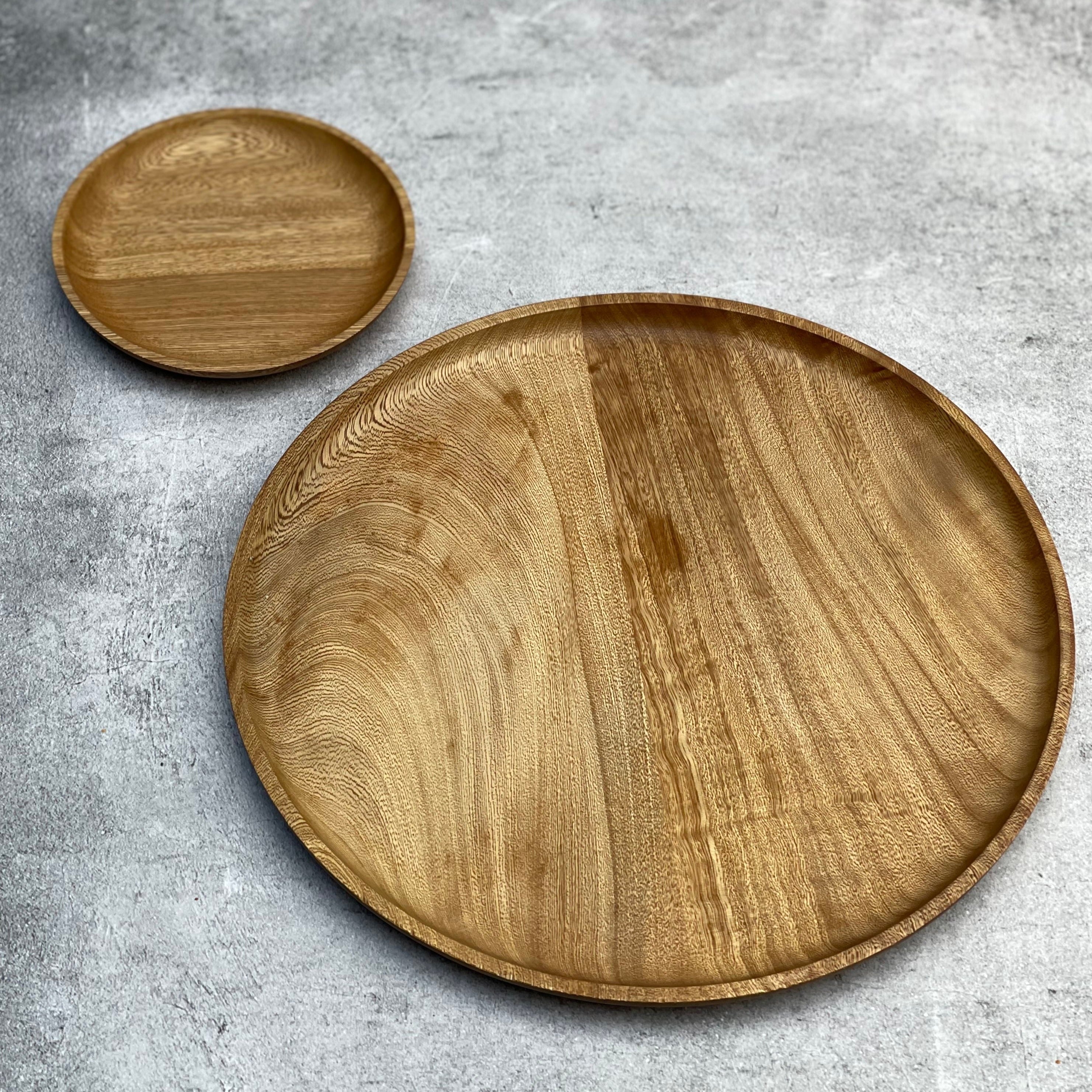 Plato Base Madera ROSA MORADA