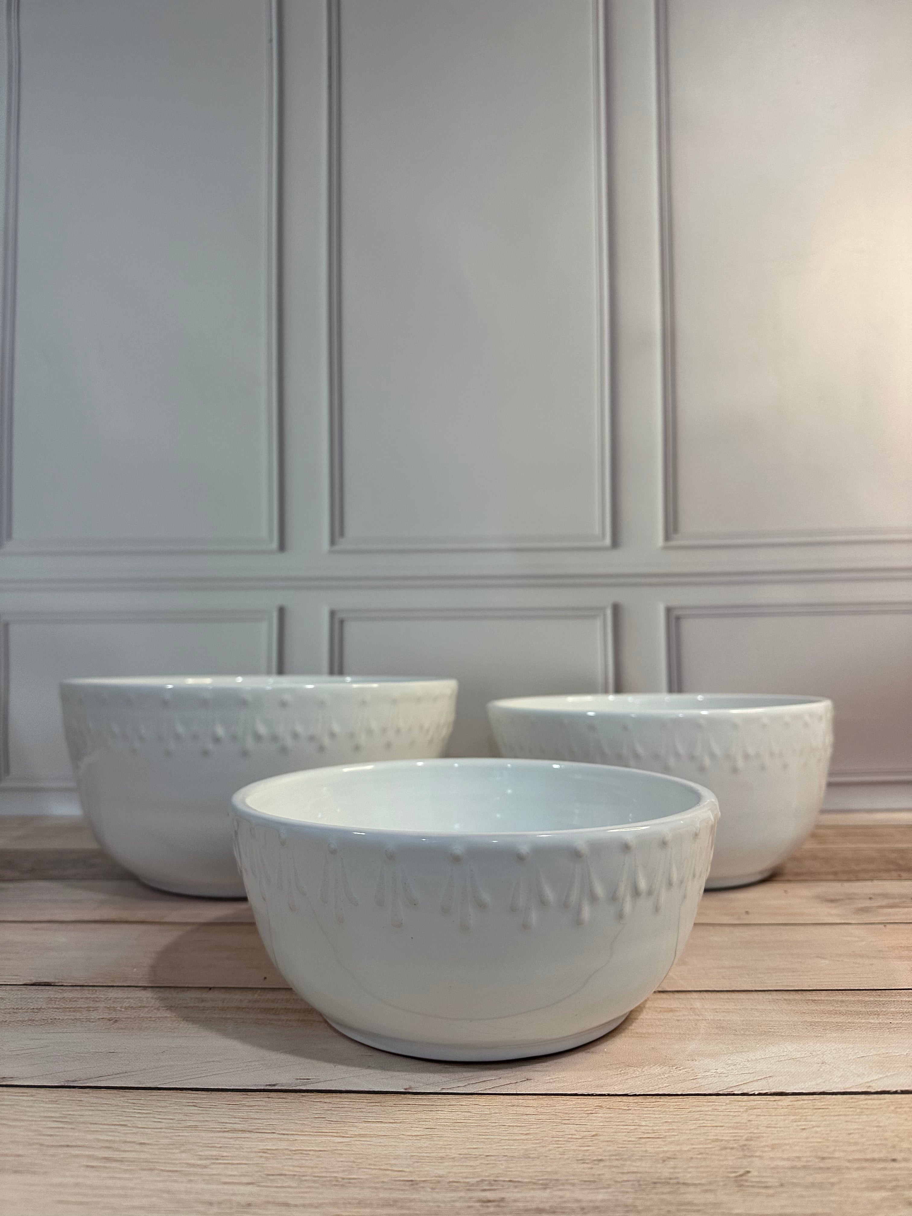 Platón Ovalado Grande.  Vajilla Talavera Nuuk Blanca