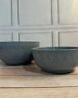 Set de 2 bowls. Talavera Nuuk Gris