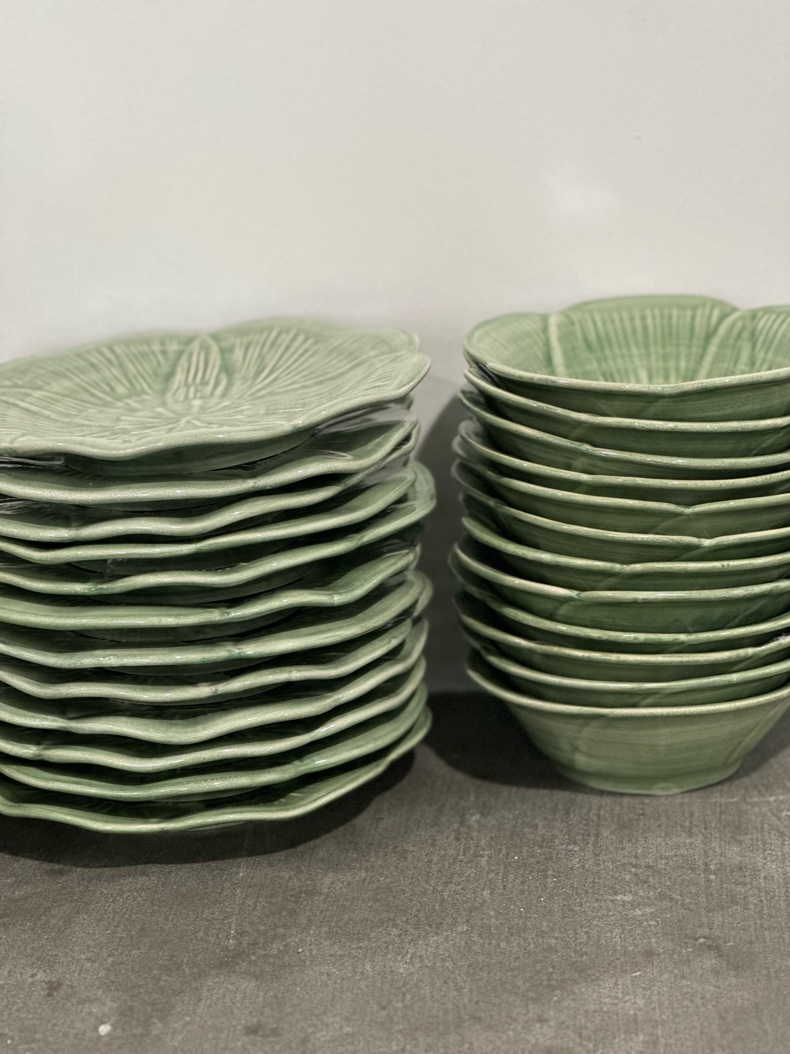 Set de Plato y Sopa Lechuga    Colección Huerto.