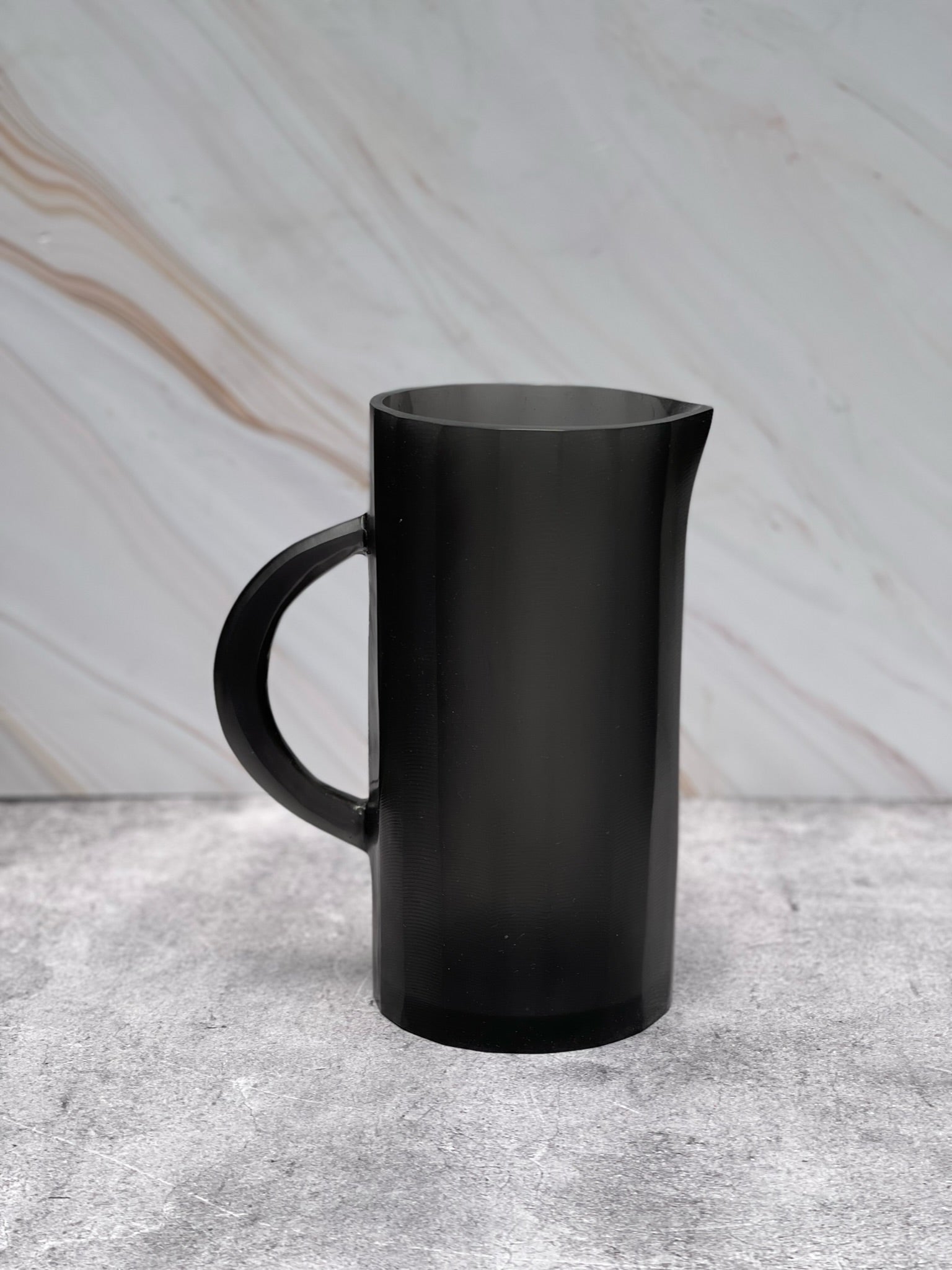 Jarra Recta de Resina Humo