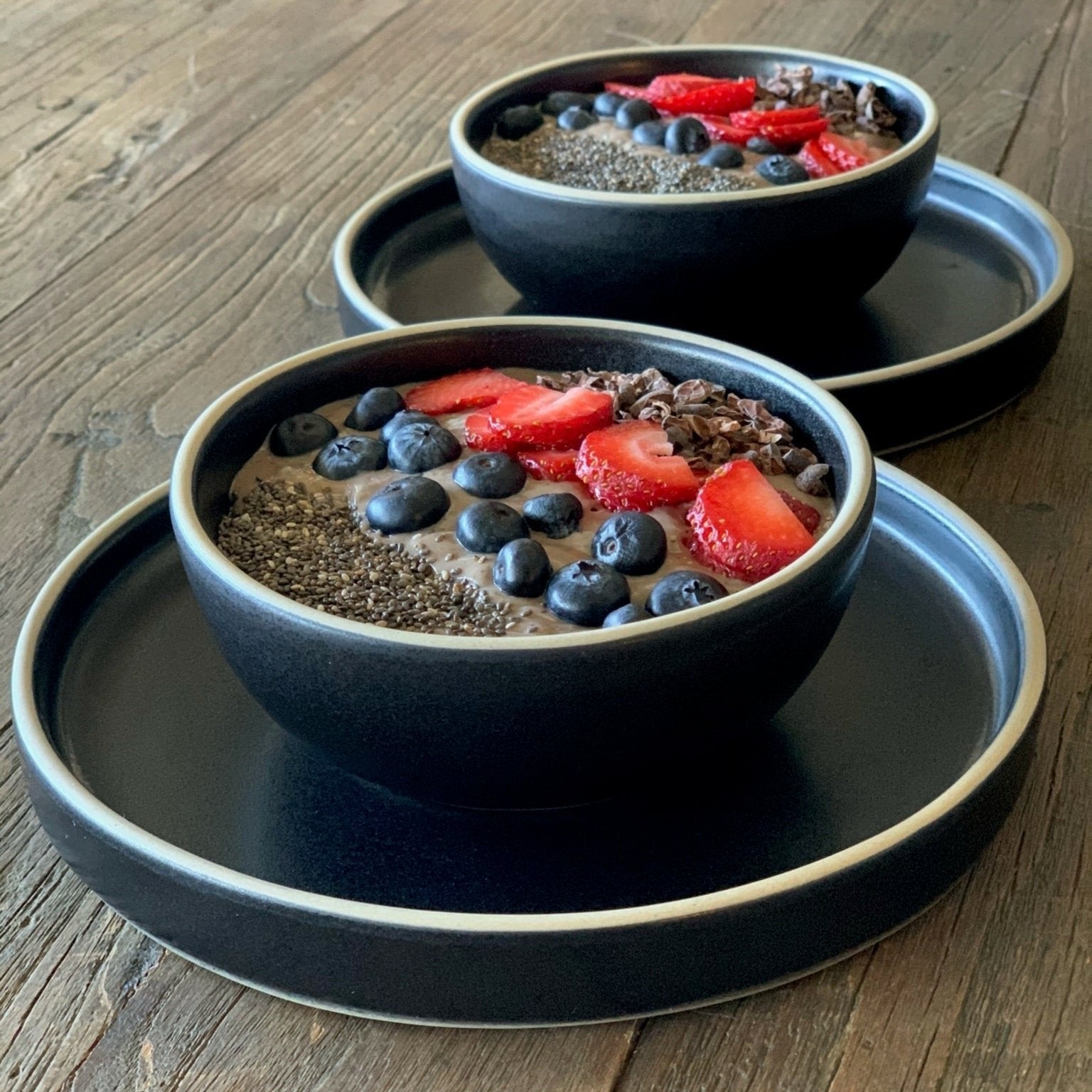 Tazón Chico.   Vajilla Cerámica Mukkan Negra