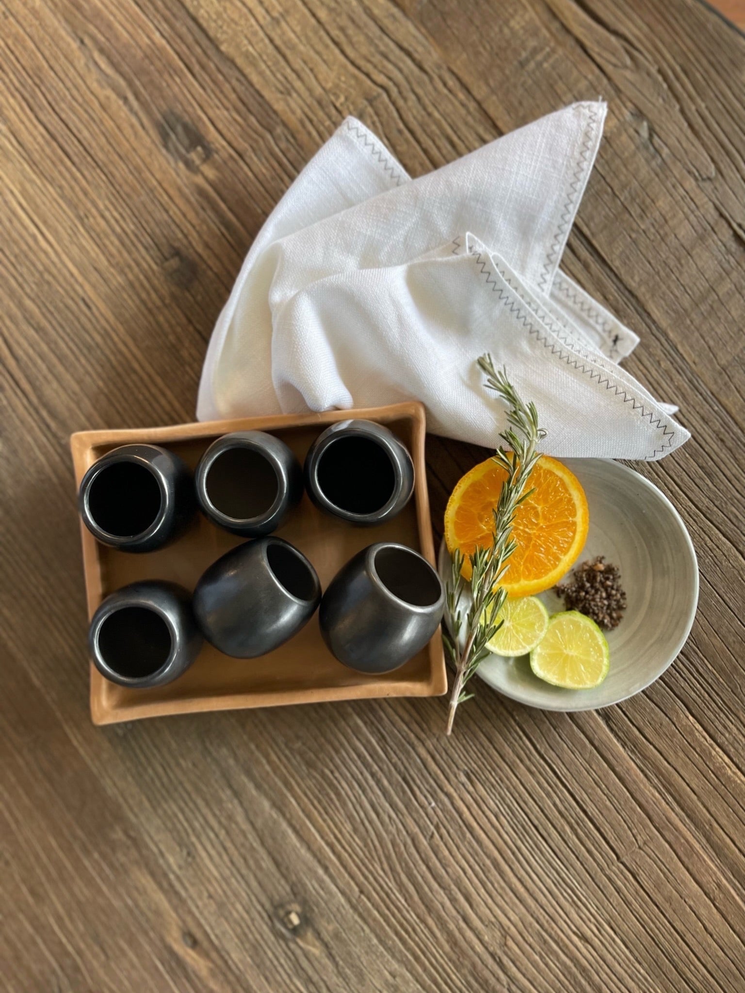 Set de Mezcaleros de Barro