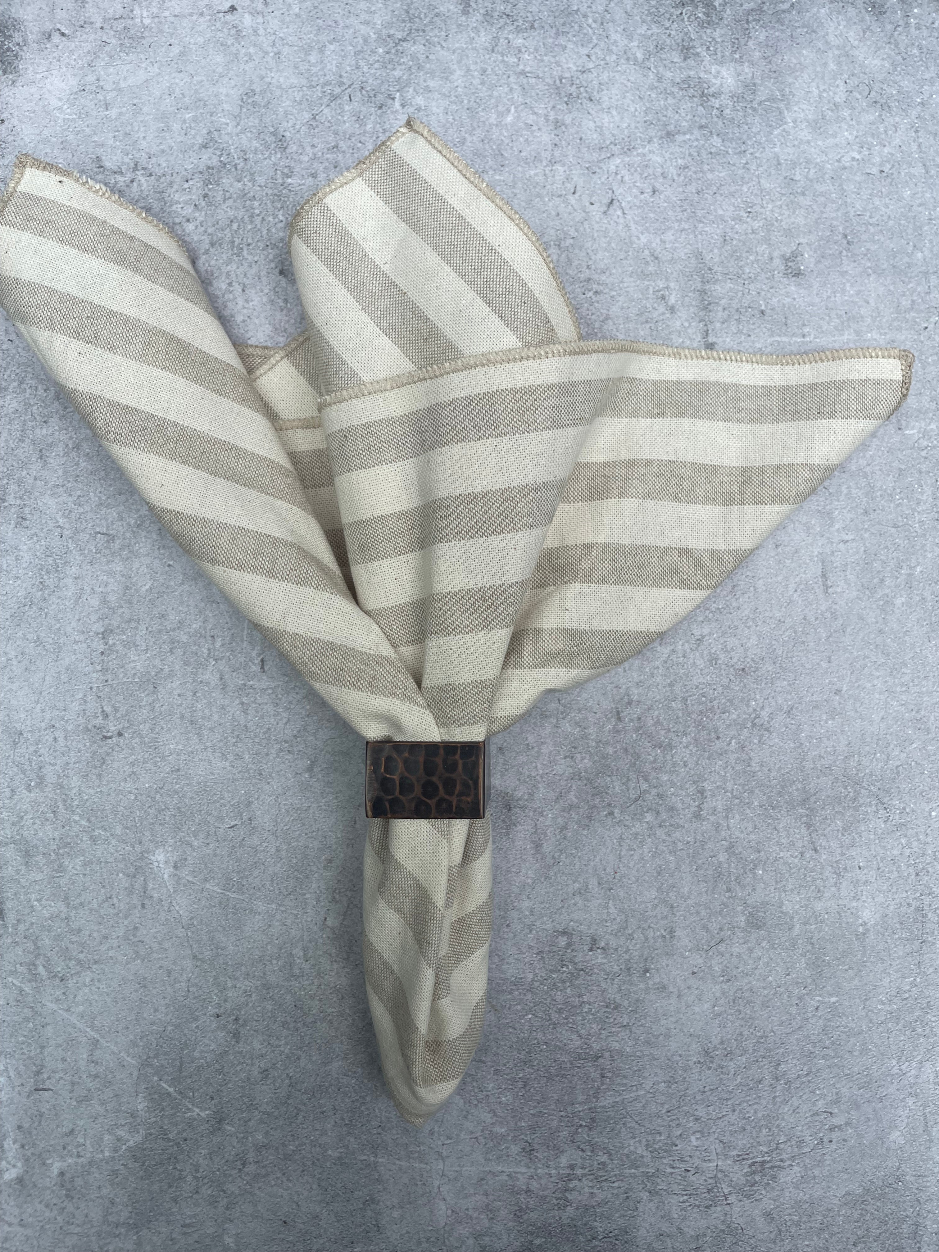 Servilletero de Cobre CUADRADO