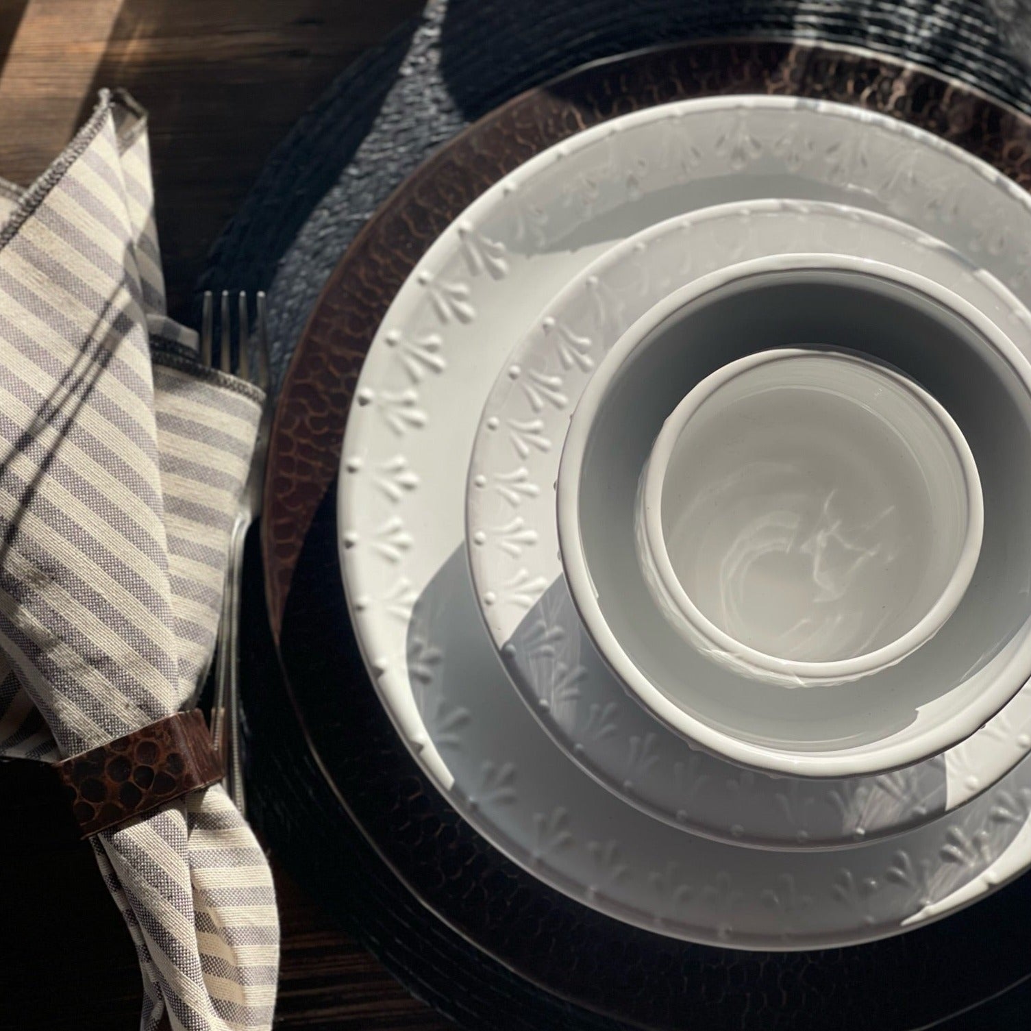 Bowl Sopa.    Vajiilla Talavera Nuuk Blanca