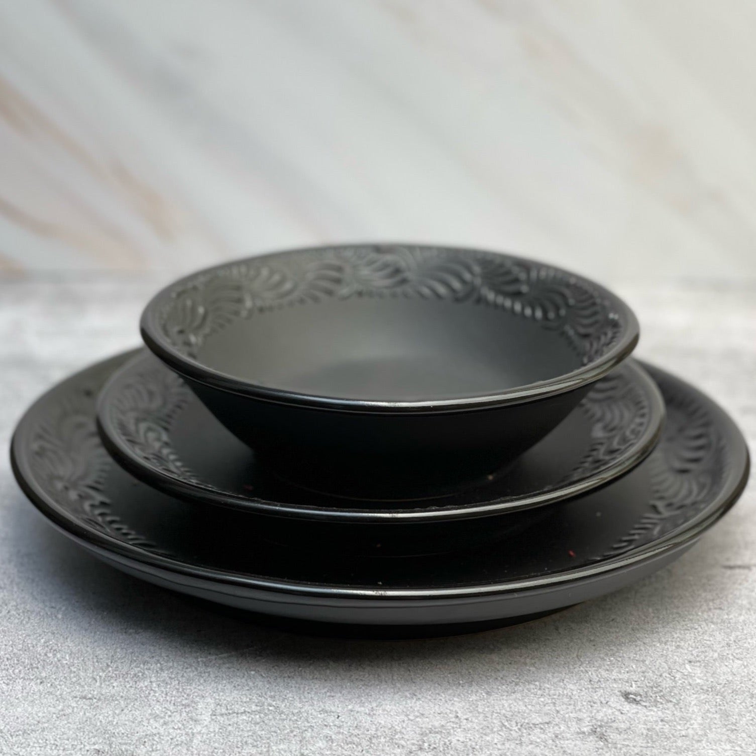 Plato Ensalada.  Vajilla Talavera Mulata