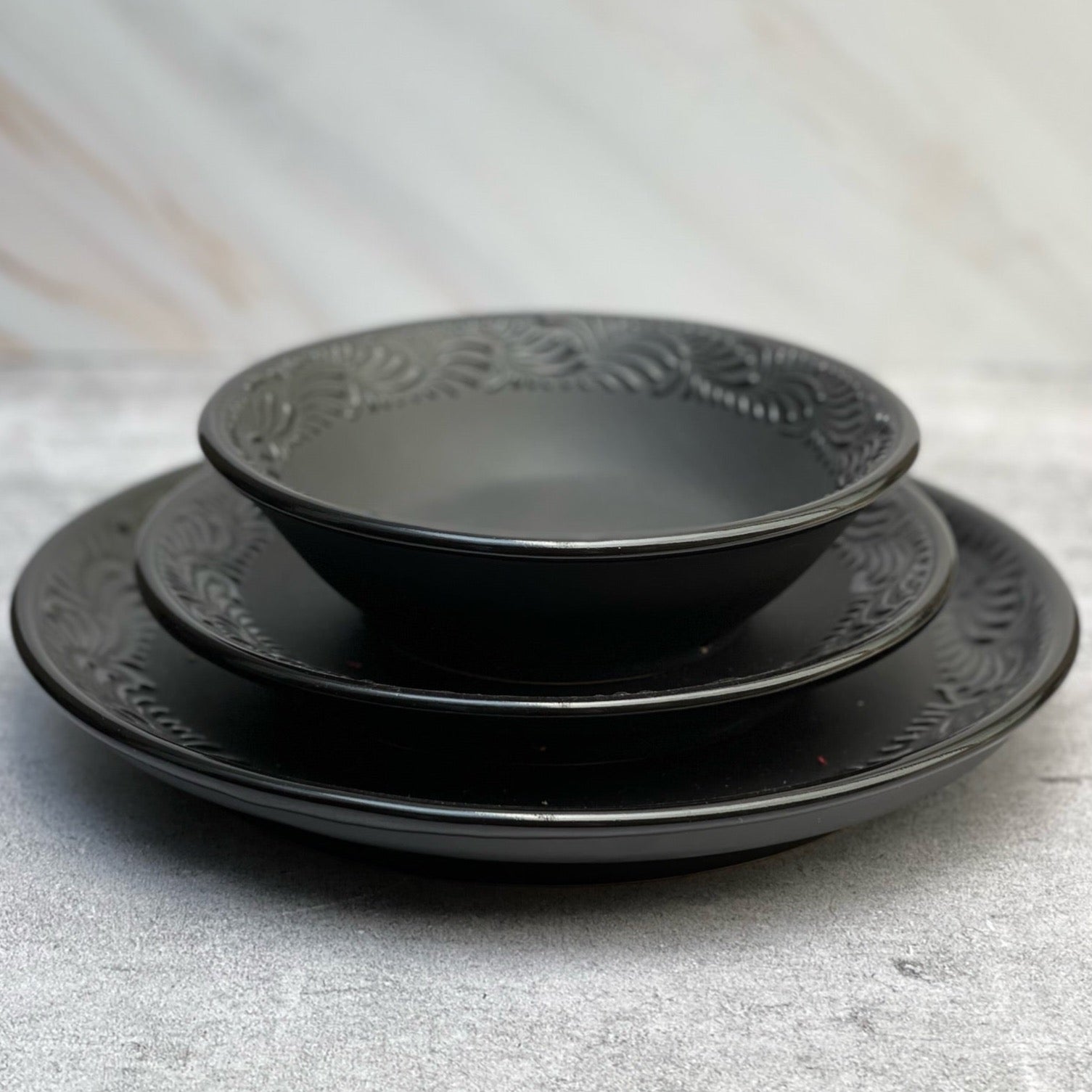 Plato Sopa.  Vajilla Talavera Mulata