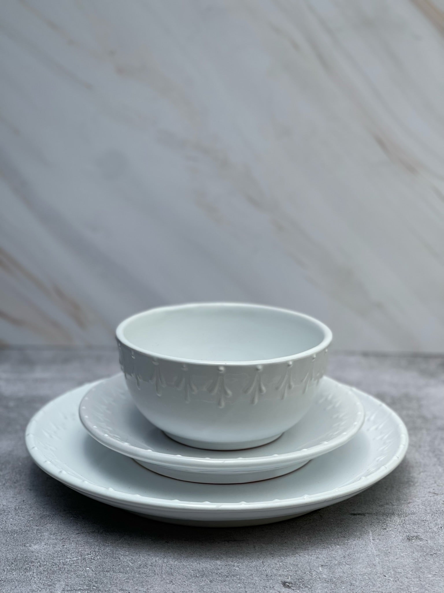 Bowl Sopa.    Vajiilla Talavera Nuuk Blanca