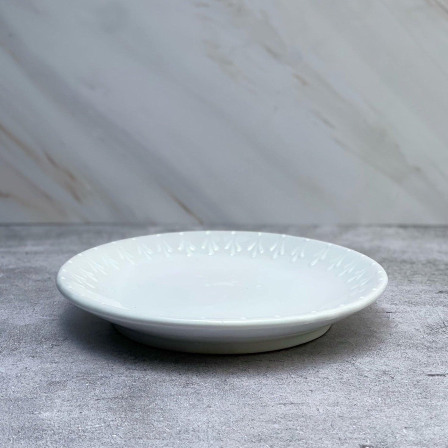 Plato Pan/Tarro.  Vajilla Talavera Nuuk Blanca