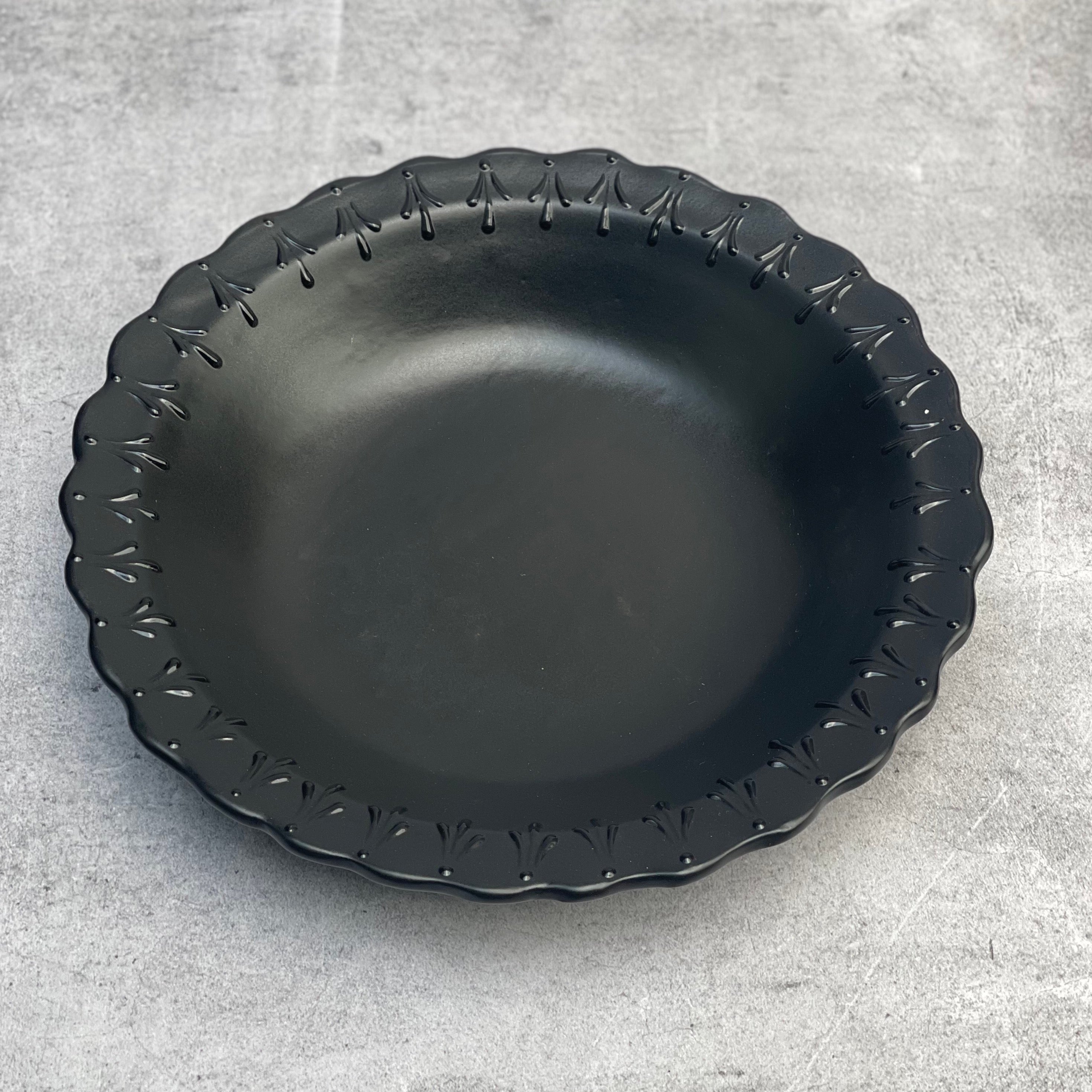 Bowl Grande de Servir.   Vajilla Talavera Nuuk Negra