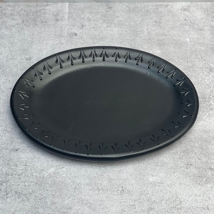 Bowl Grande de Servir.   Vajilla Talavera Nuuk Negra