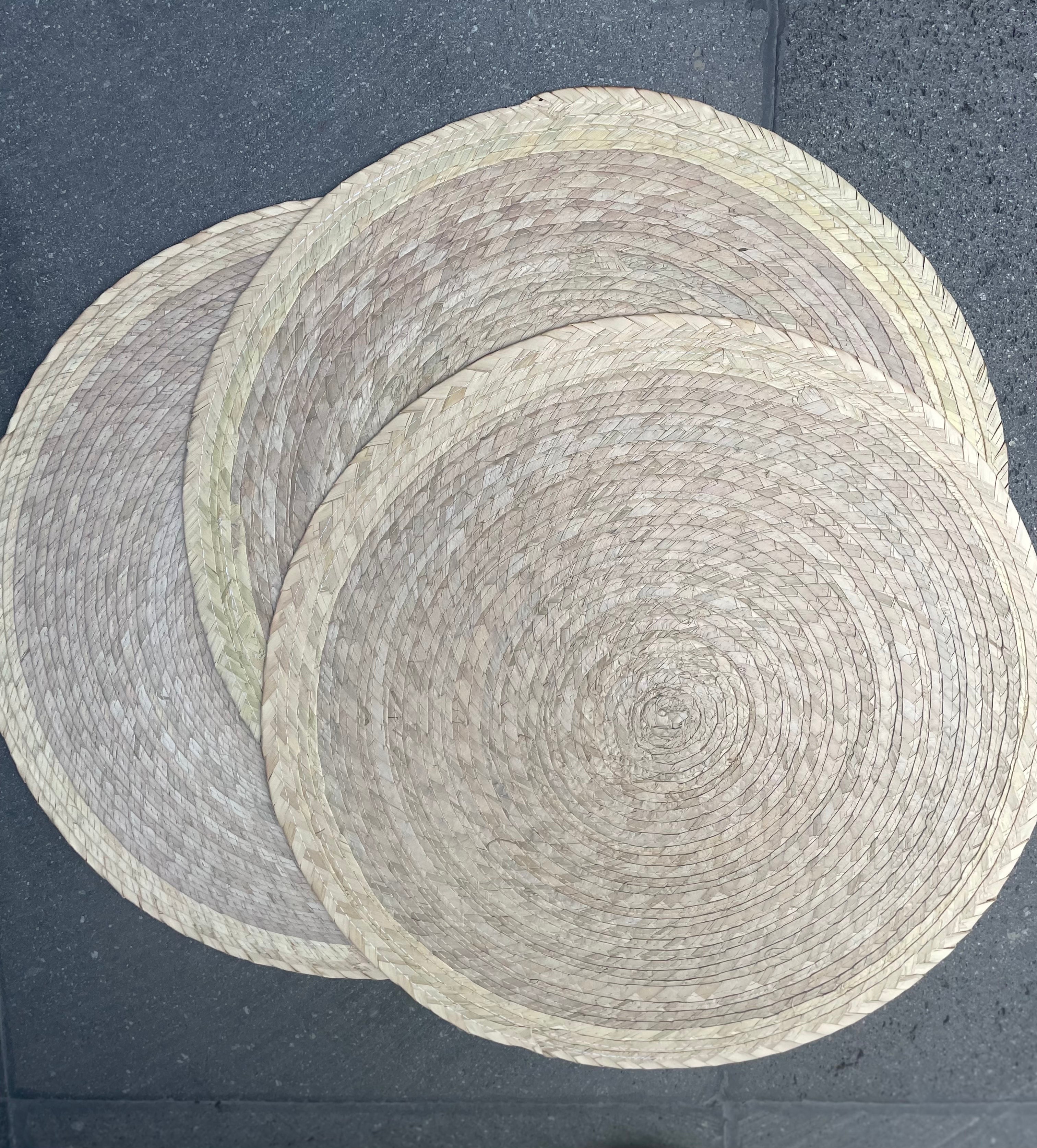 INDIVIDUAL PALMA ARENA CON FRANJA NATURAL