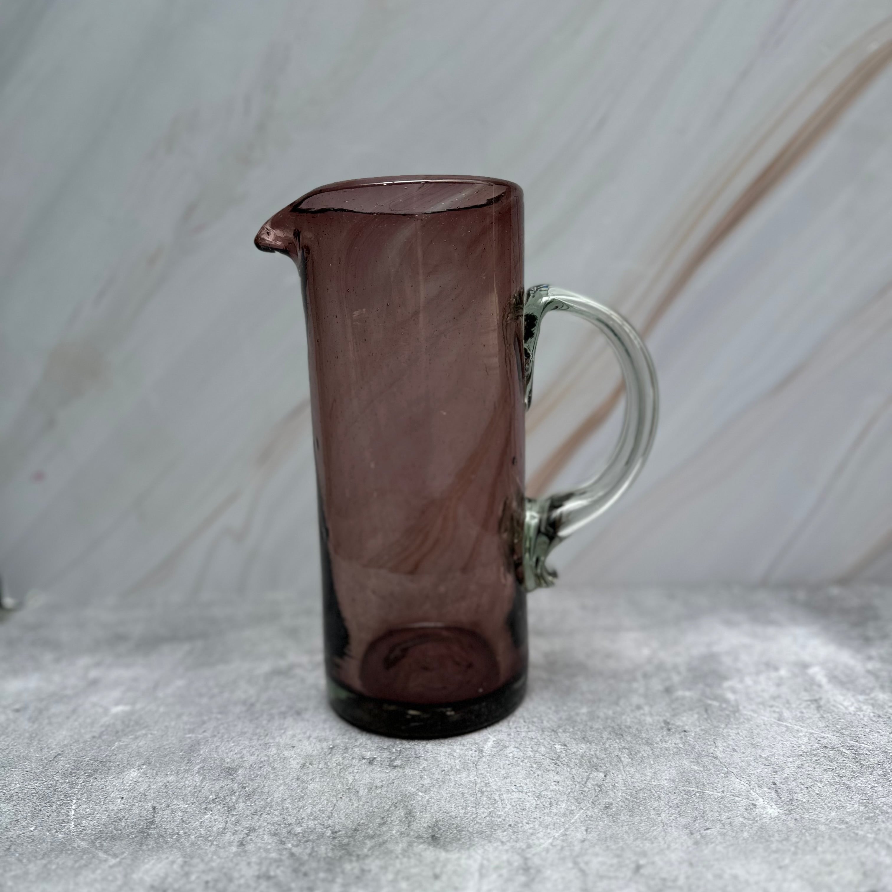 Jarra Tubular Vidrio Soplado  Mérida