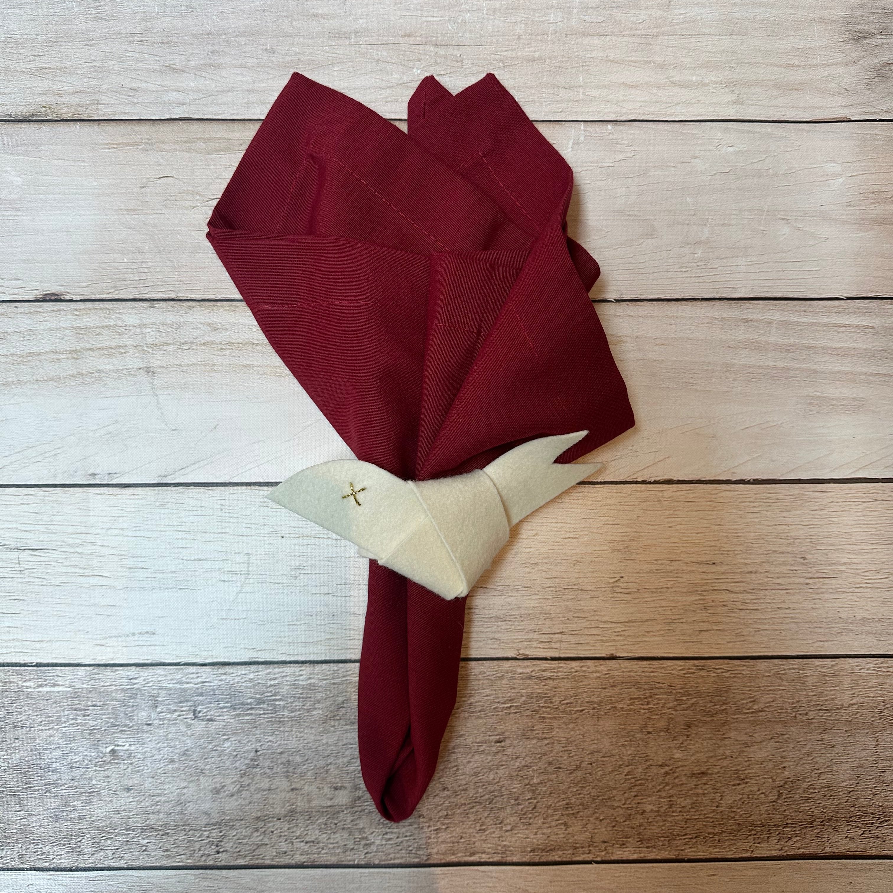 Servilleteros en forma de Paloma STAMPILLA