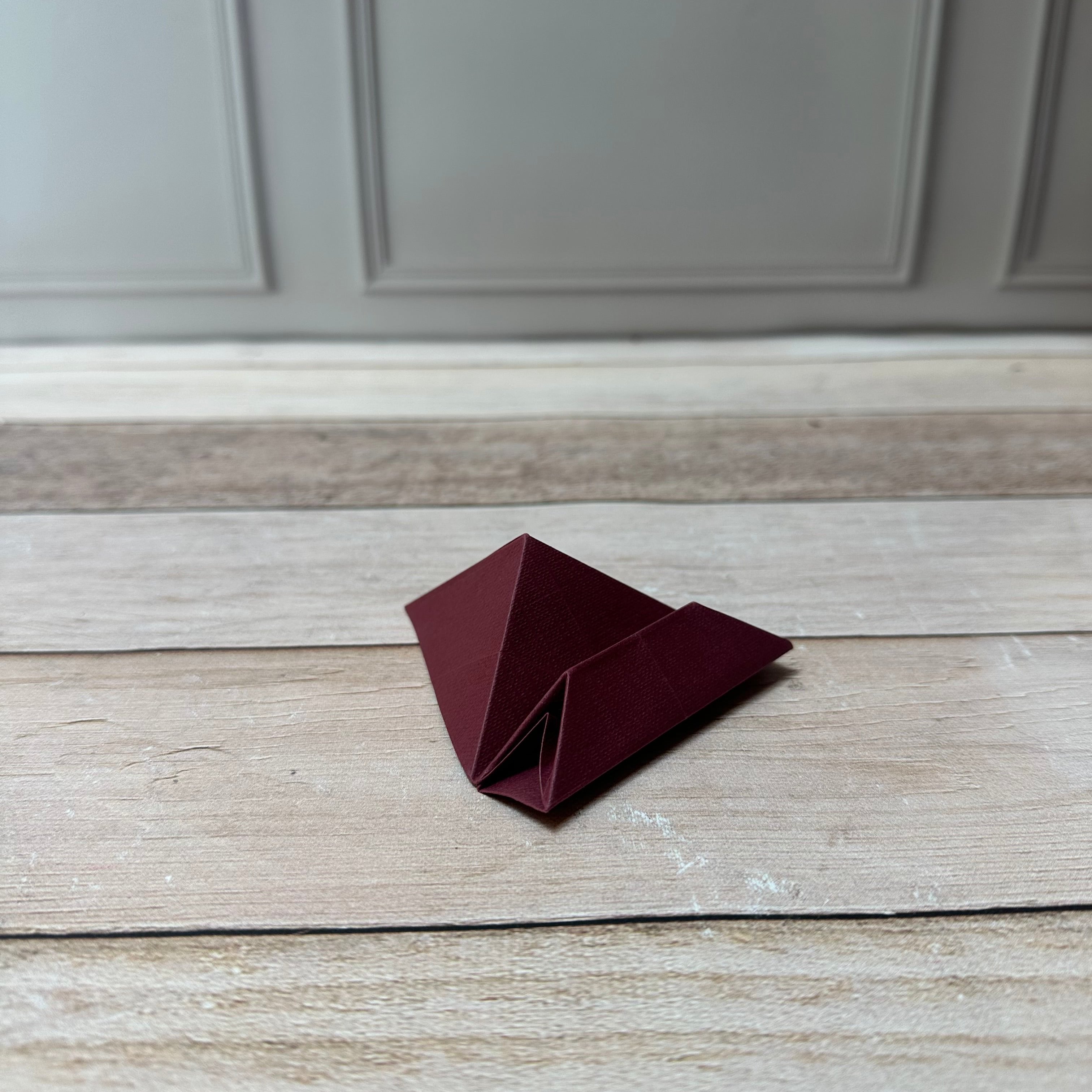 Set de 4 portanombres de Origami STAMPILLA