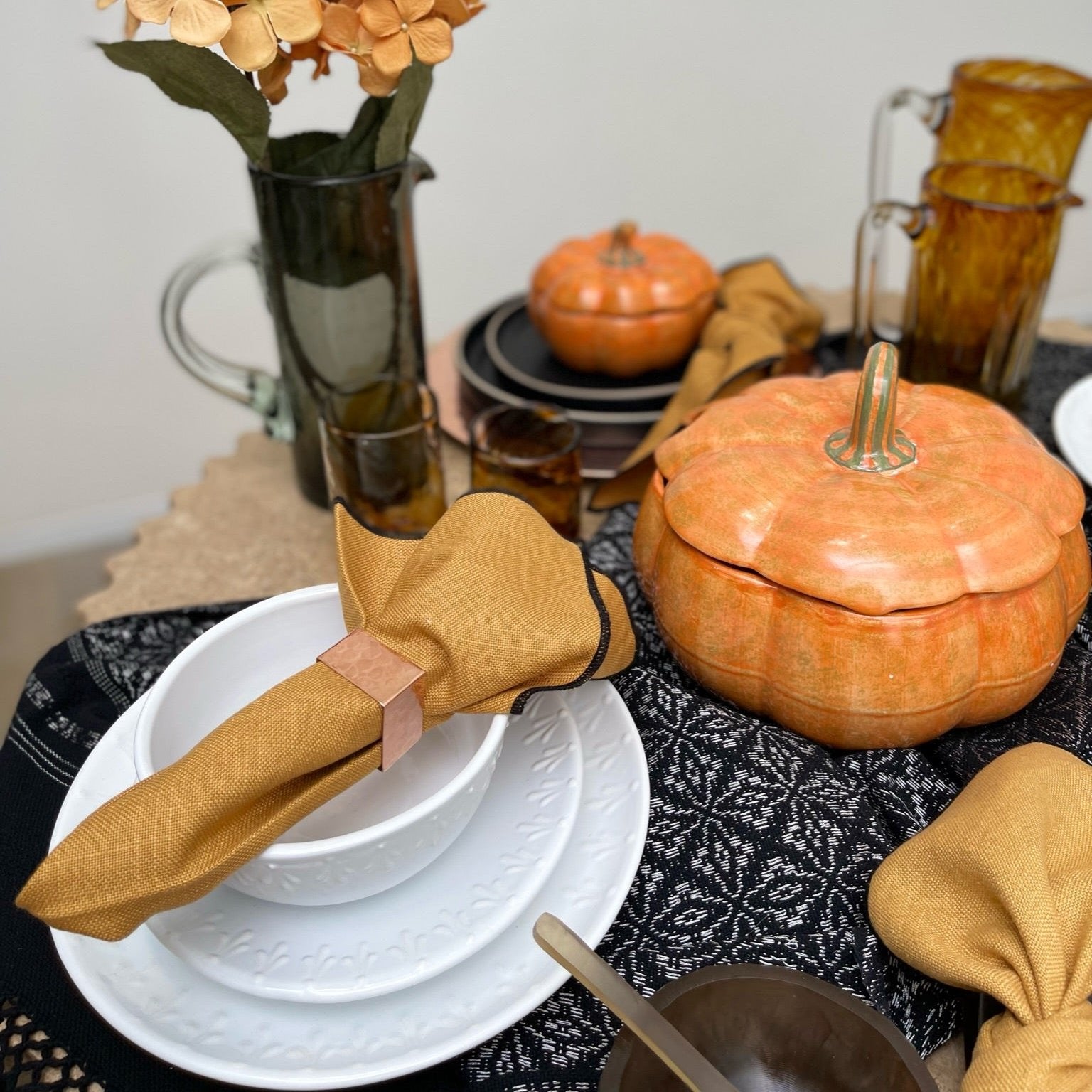 Servilletero de Cobre CUADRADO