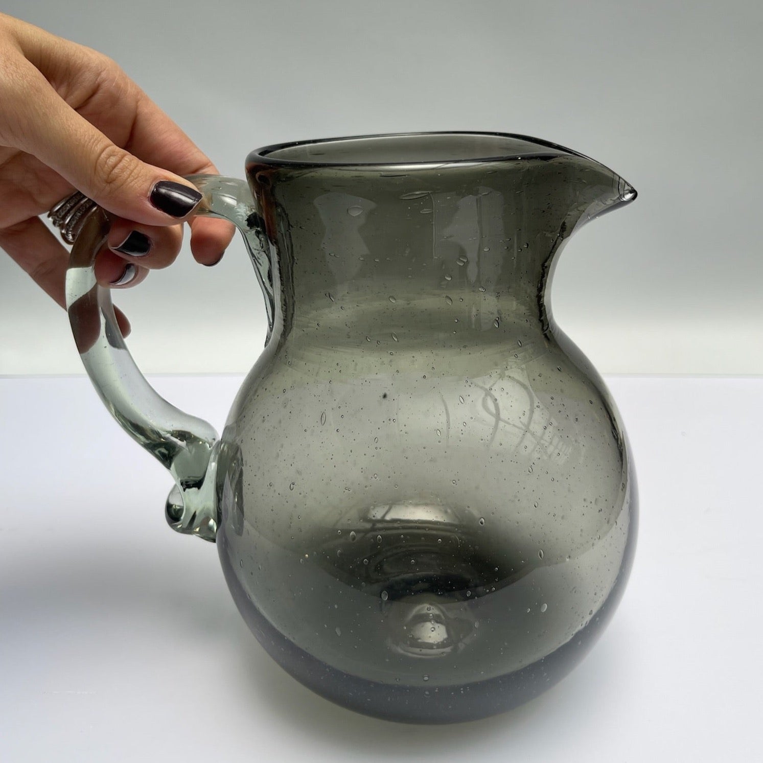 Jarra Bola Vidrio Soplado   CDMX