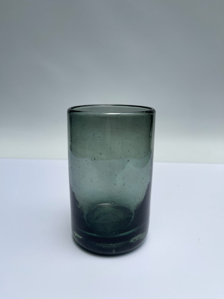 Vaso Alto de Vidrio Soplado. Colección Cdmx