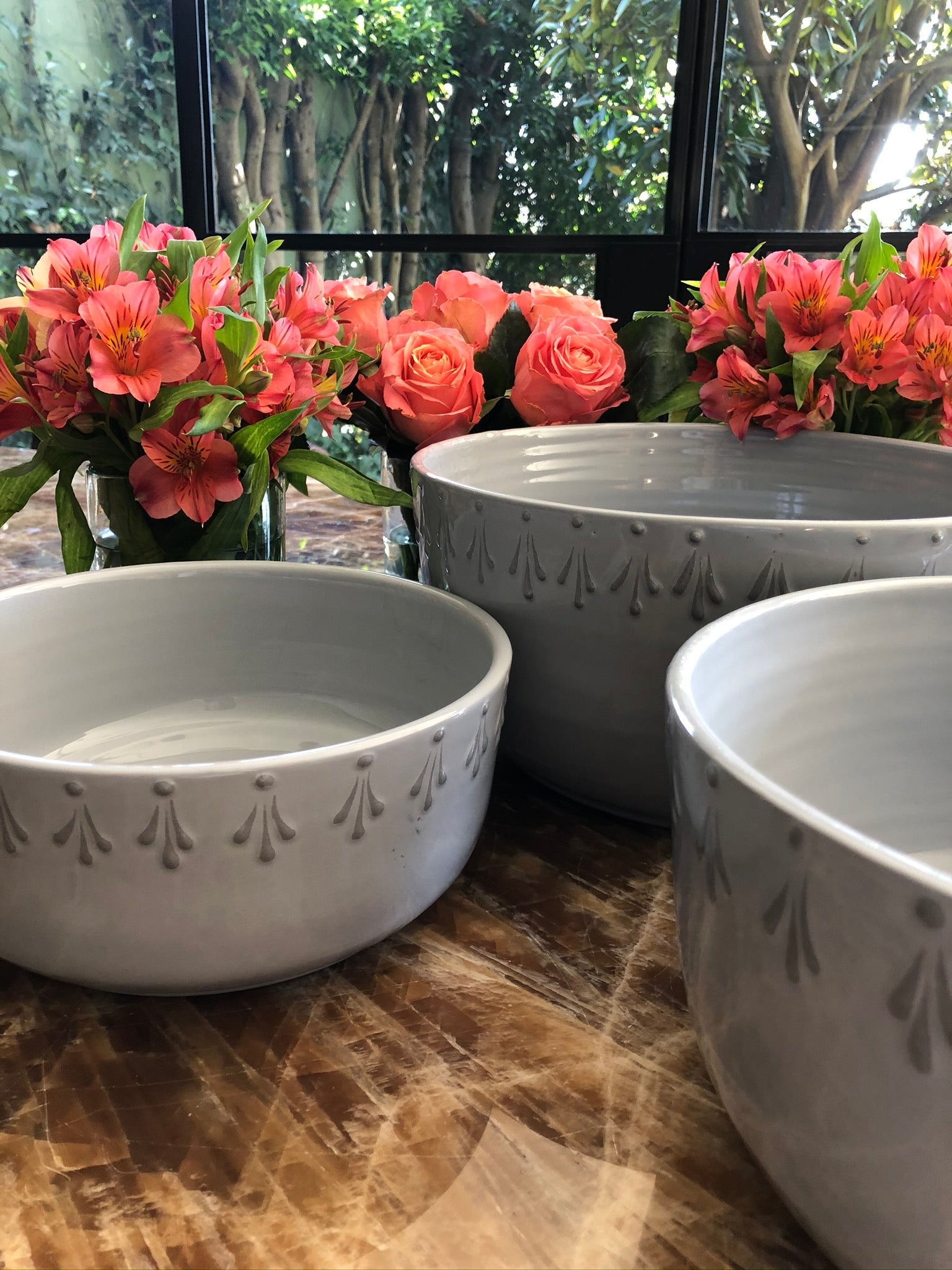 Set de 2 bowls. Vajilla Talavera Nuuk Gris