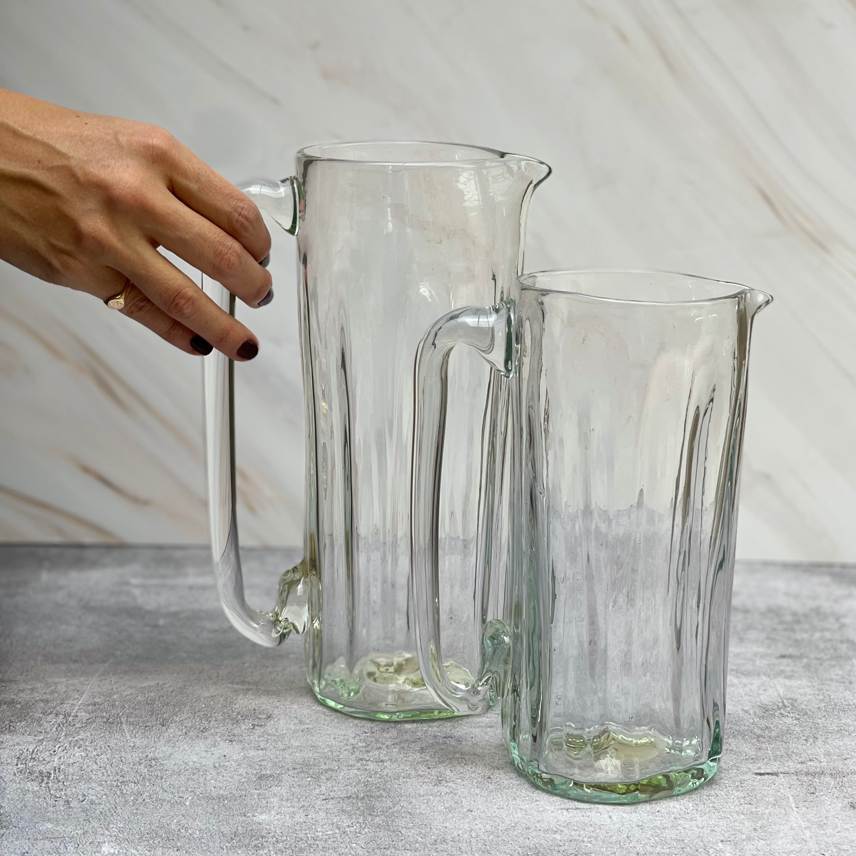 Jarras Vidrio Orgánico Oaxaca